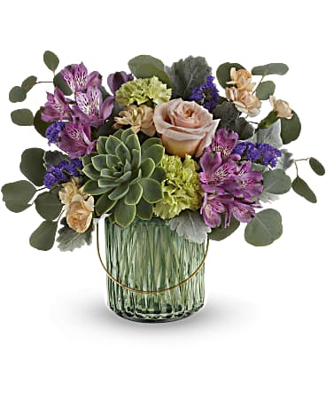 Storybook Rose Bouquet | Mixed Bouquets | Same Day Flower Delivery | Purple | Teleflora