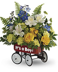 Sweet Little Wagon Bouquet | Mixed Bouquets | Same Day Flower Delivery | Multi-Colored | Teleflora