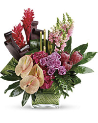 Tahitian Tropics Bouquet | Mixed Bouquets | Same Day Flower Delivery | Red | Teleflora