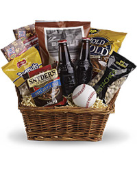 Take Me Out To The Ballgame Basket | Mixed Bouquets | Same Day Flower Delivery | Multi-Colored | Teleflora