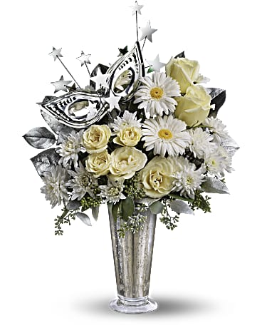 Toast Of The Town Bouquet | Mixed Bouquets | Same Day Flower Delivery | White | Teleflora