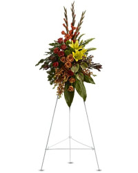 Tropical Tribute Spray | Mixed Bouquets | Same Day Flower Delivery | Orange | Teleflora