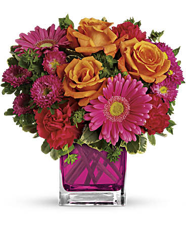 Turn Up The Pink Bouquet | Mixed Bouquets | Same Day Flower Delivery | Teleflora