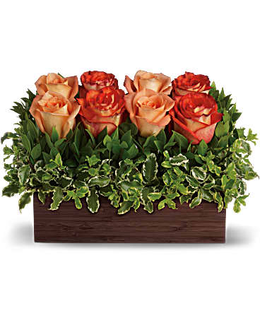 Uptown Bouquet | Roses | Same Day Flower Delivery | Orange | Teleflora