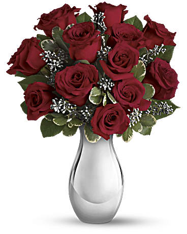 Winter Grace Bouquet | Roses | Same Day Flower Delivery | Red | Teleflora