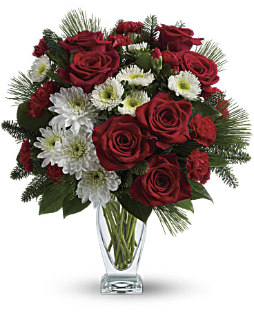 Winter Kisses Bouquet | Mixed Bouquets | Same Day Flower Delivery | White | Teleflora