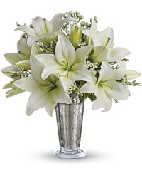 Written In The Stars Bouquet | Lilies | Same Day Flower Delivery | White | Teleflora