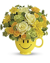 You Make Me Smile Bouquet | Mixed Bouquets | Same Day Flower Delivery | Yellow | Teleflora